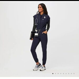NWOT Figs navy jumpsuit